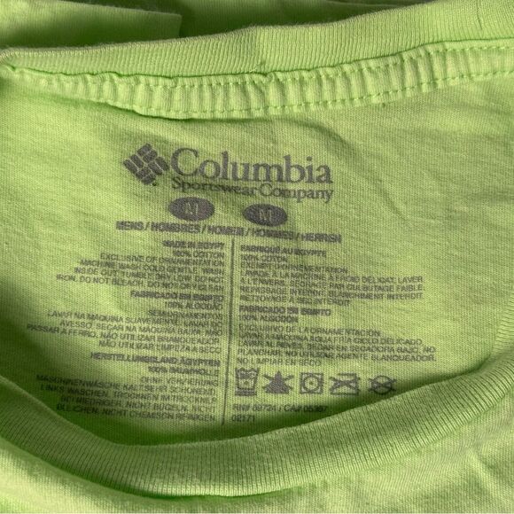 Columbia Green Short Sleeve Tee for Casual Comfort - Picture 6 of 6